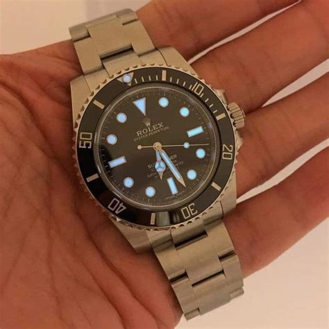 luminescenza rolex submariner